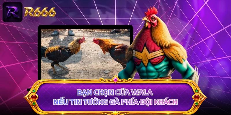 Bạn chọn cửa Wala nếu tin tưởng gà phía đội khách